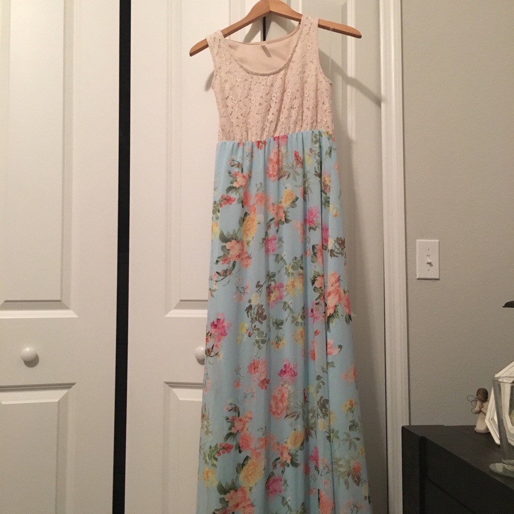 Pinkblush maxi dress maternity